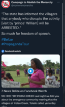 First visit of royal tour cancelled because of local protest