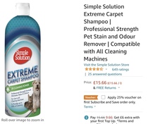 Best carpet cleaner for my old dad's "spills"