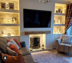 TV above fireplace?