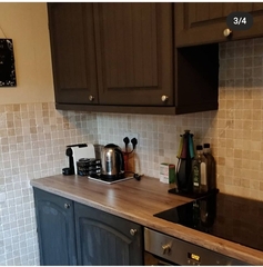 Painting/wrapping laminate kitchen countertops?