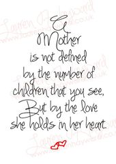 Thinking of those Mum's today who have lost their children..