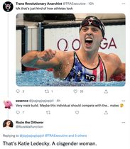 A picture speaks a thousand words. Transwomen in women’s sport