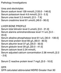 Blood test results help please