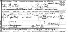 Help decipher writing old baptism certificate