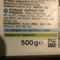Softening butter!
