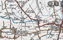 Can anyone tell me what this means on an old map? Pic included