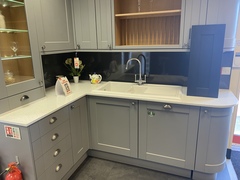 Worktop to match navy kitchen