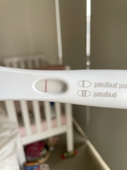 Faint positive 8-9dpo - thoughts?