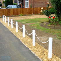 Neighbours walking on our drive and lawn