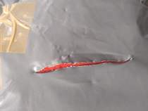 creepy -  mailing bag (aka parcel) arrived with a slit cut