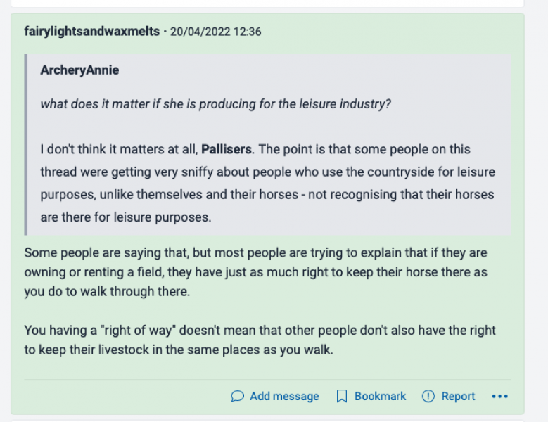 STOP FEEDING HORSES THAT ARE NOT YOURS