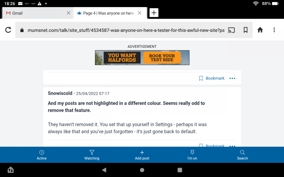 Mumsnet Talk re-platforming - Known issues update 