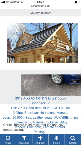 Ads covering half the page!