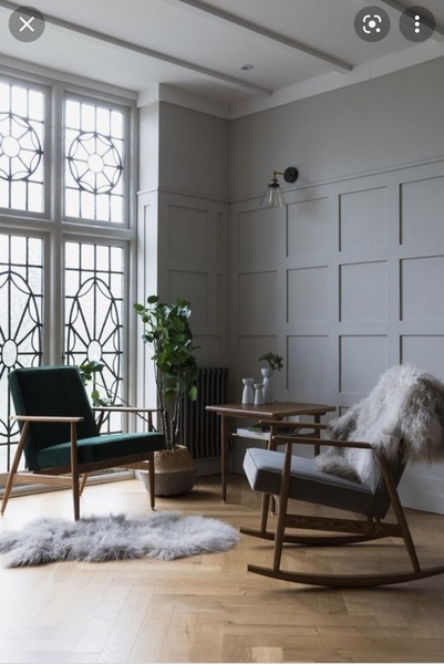 Faux panelling in a new home ?