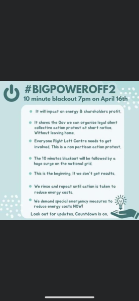 Big power off? Are you switching off?