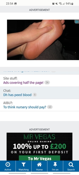 Ads covering half the page!