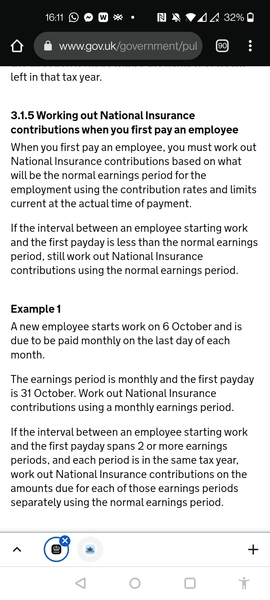 New job - getting paid