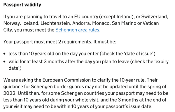 Greece - 3 or 6 months left on passport? Why is there conflicting info?