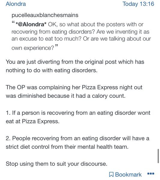 Calories on the menu - just why?