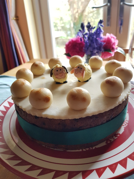 Can I show off my Easter cake? And would anyone like to show me theirs?