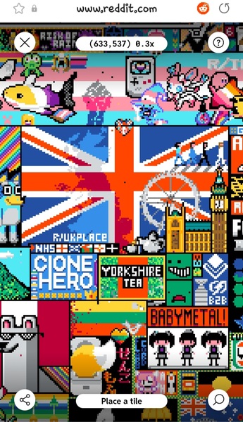 r/place canvas