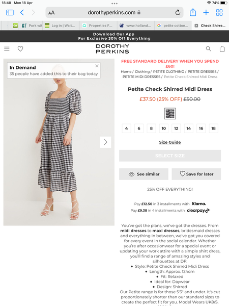 Petite Cotton Dresses
