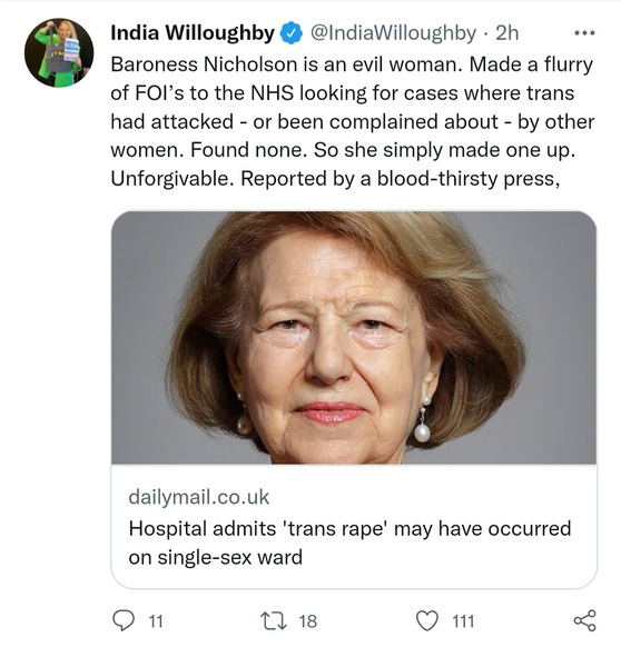 Will India Willoughby need to delete this post?