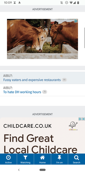 Huge ads not scrolling
