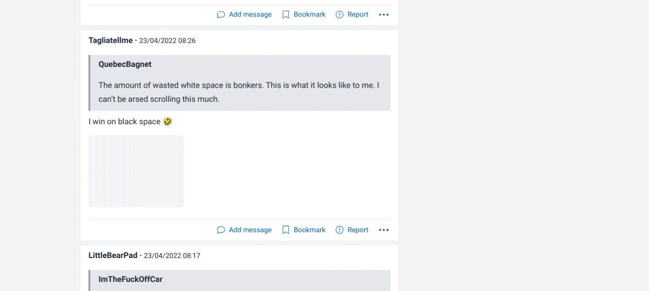 Was anyone on here a tester for this awful new site? 