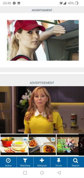 Huge ads not scrolling