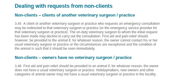 Vet shortage?