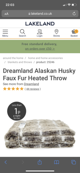 Heated blanket/throw