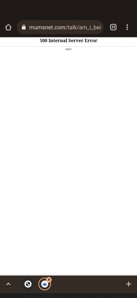 Internal server error