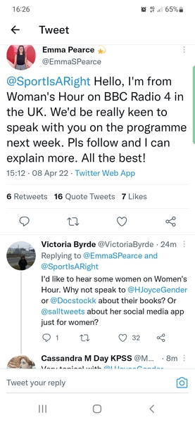 Radio 4 now Veronica Ivy interview