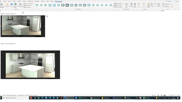 designs kitchens - 2 options - which one