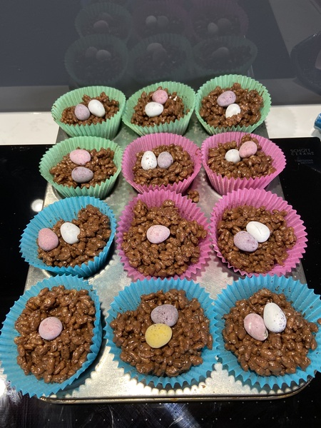 Can I show off my Easter cake? And would anyone like to show me theirs?