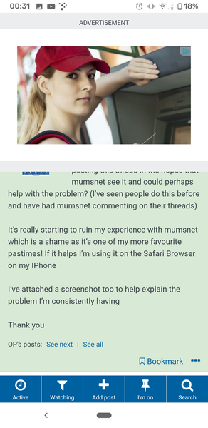 Ads covering half the page!