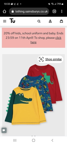 To think boys clothes are mostly ugly?