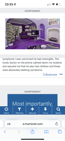 Ads covering half the page!