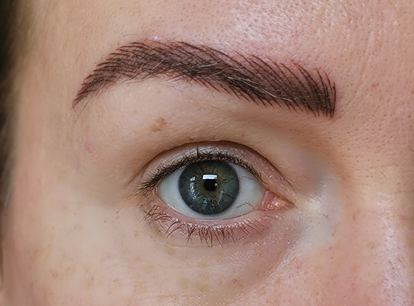 I had my eyebrows microbladed today...
