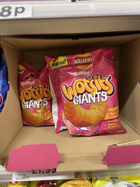 SOS WOTSITS PRAWN COCKTAIL