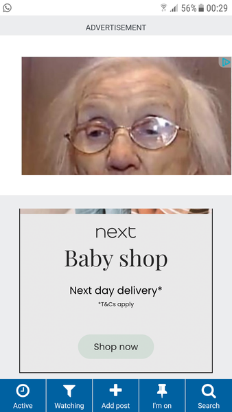 Huge ads not scrolling