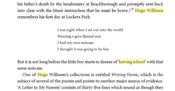 Can anyone name this poem? I was 6 when I set off into the world with my briefcase...
