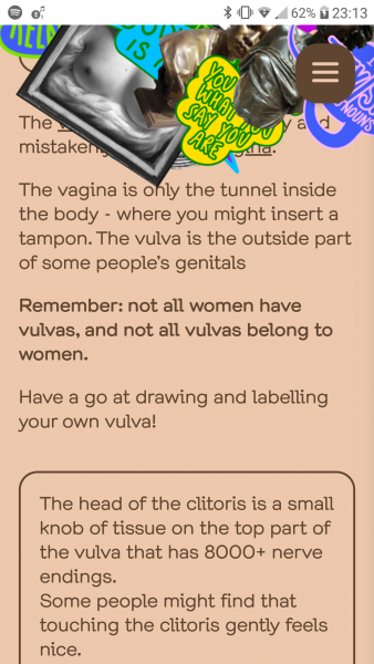 To update about The Family Sex Show