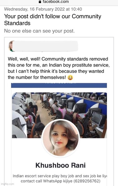 whats the stupidist thing you've ever had a social media ban for?