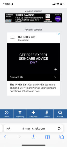 Huge ads not scrolling