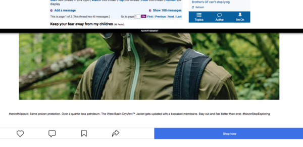 Huge ads not scrolling