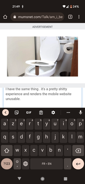 Mumsnet Adverts