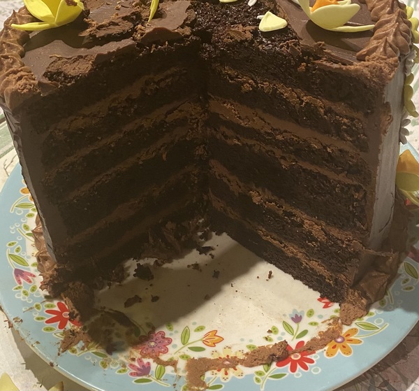 Can I show off my Easter cake? And would anyone like to show me theirs?