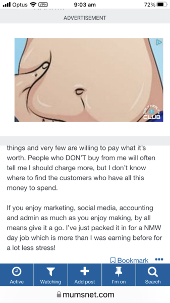 Ads covering half the page!